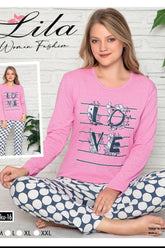 Lila "LOVE" Lounge Set